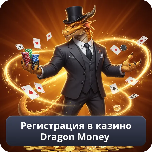 Регистрация в казино Dragon Money